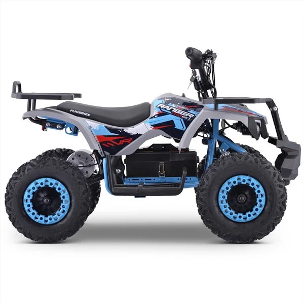 ranger 1000w premium nardo grey blue kids mini electric quad bike for sale